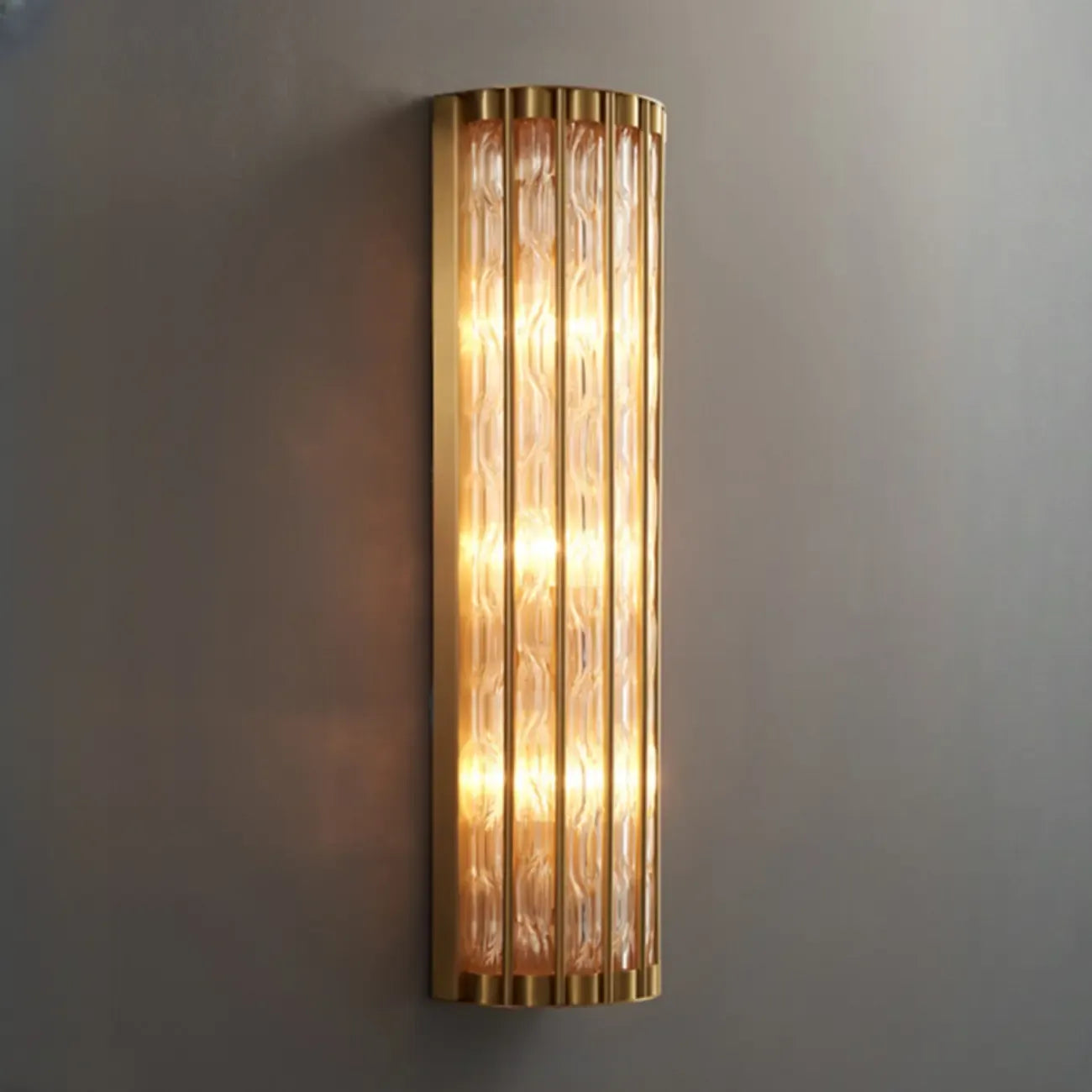 Exquisite Brass Crystal Indoor Wall Sconce Light Fixture