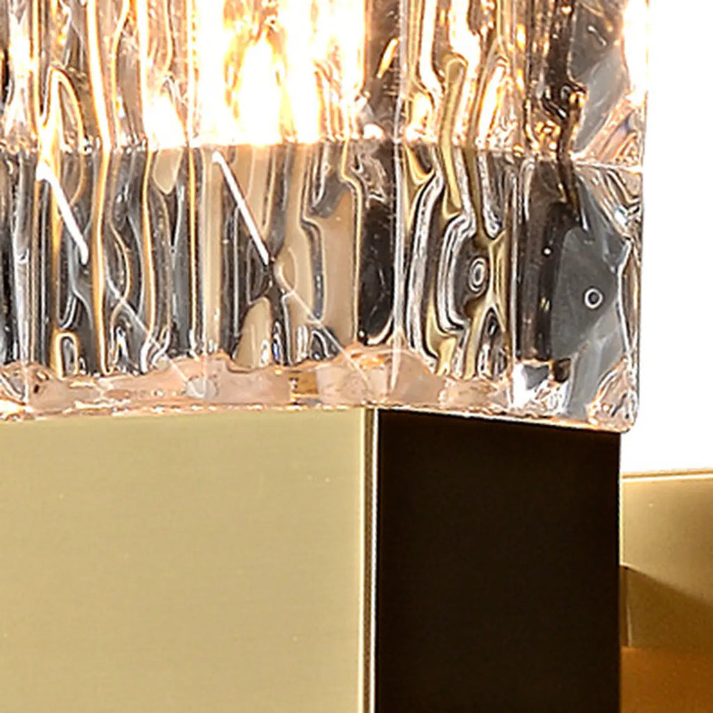 Exquisite Brass Crystal Indoor Wall Sconce Light Fixture