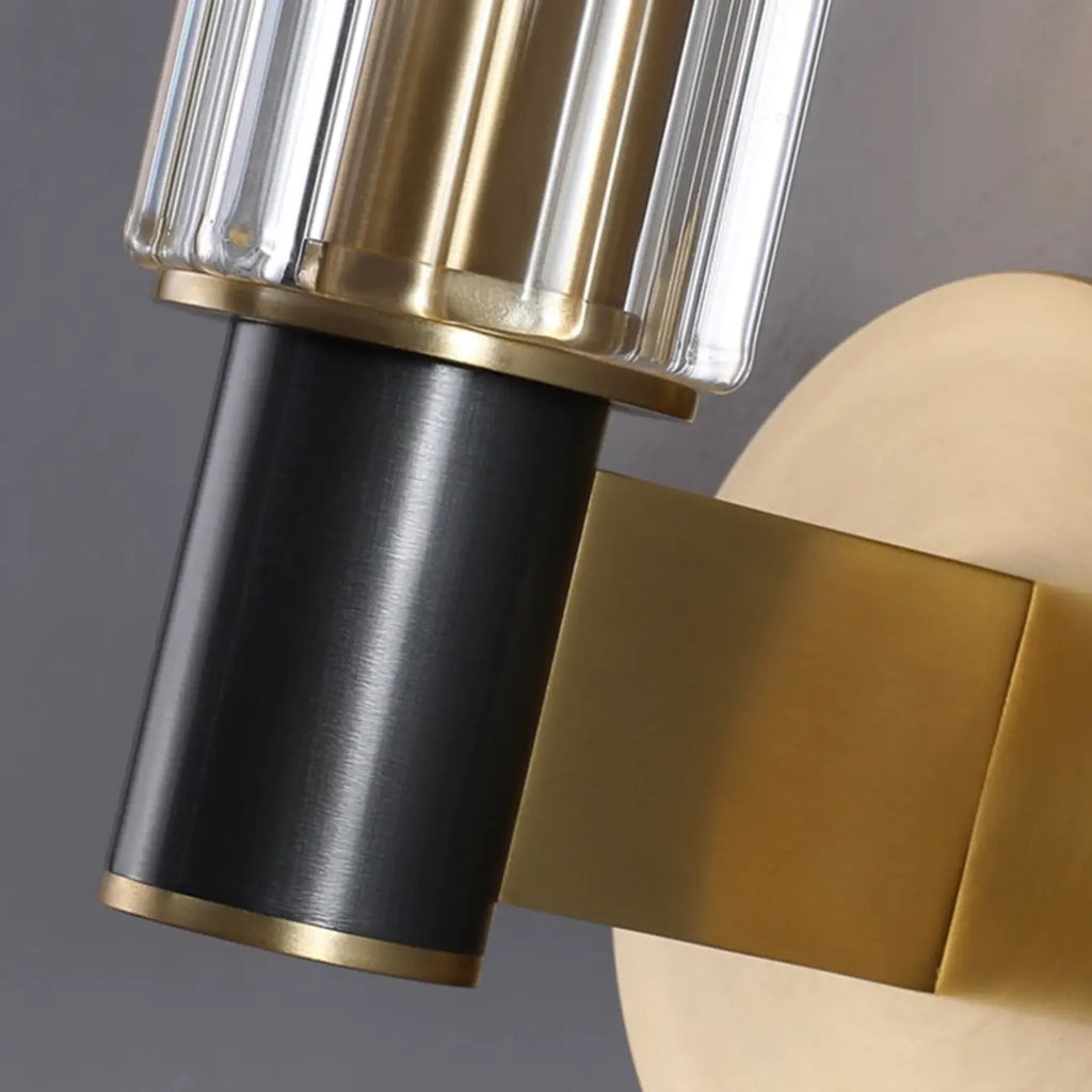 Mini Cylinder-Shaped Crystal LED Vanity Light for Bathroom