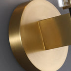 Mini Cylinder-Shaped Crystal LED Vanity Light for Bathroom