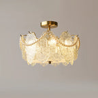 Luxury Ceiling Light with Ambient Shade for Living Room