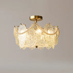 Luxury Ceiling Light with Ambient Shade for Living Room