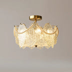 Luxury Ceiling Light with Ambient Shade for Living Room