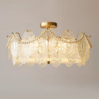 Luxury Ceiling Light with Ambient Shade for Living Room