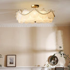 Luxury Ceiling Light with Ambient Shade for Living Room