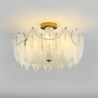 Luxury Ceiling Light with Ambient Shade for Living Room