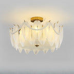 Luxury Ceiling Light with Ambient Shade for Living Room