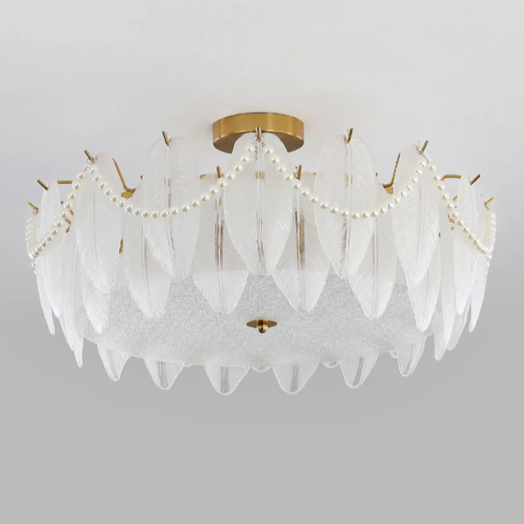 Luxury Ceiling Light with Ambient Shade for Living Room