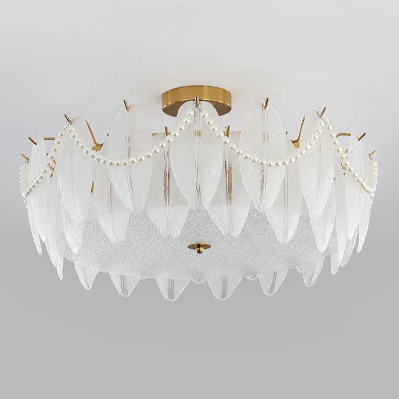 Luxury Ceiling Light with Ambient Shade for Living Room