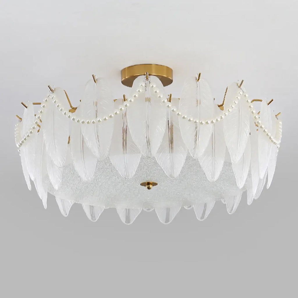 Luxury Ceiling Light with Ambient Shade for Living Room