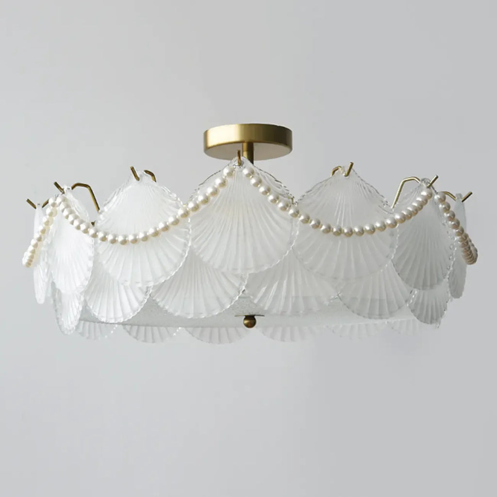 Luxury Ceiling Light with Ambient Shade for Living Room