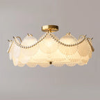 Luxury Ceiling Light with Ambient Shade for Living Room