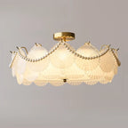 Luxury Ceiling Light with Ambient Shade for Living Room