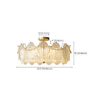 Luxury Ceiling Light with Ambient Shade for Living Room