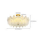 Luxury Ceiling Light with Ambient Shade for Living Room