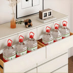Minimalist Solid Wood Double Dresser with 10-Drawers