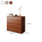 Minimalist Solid Wood Double Dresser with 10-Drawers