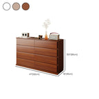 Minimalist Solid Wood Double Dresser with 10-Drawers