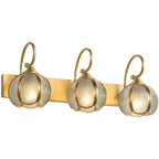 Mini Modern Vintage Globe Brass Vanity Light in 2/3 Lights