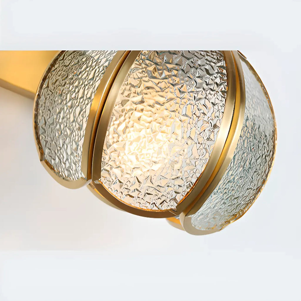 Mini Modern Vintage Globe Brass Vanity Light in 2/3 Lights