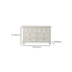 Glam Premium Wood White Bachelor Chest with Gold Handle