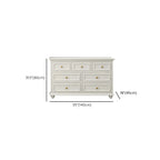 Glam Premium Wood White Bachelor Chest with Gold Handle