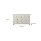Glam Premium Wood White Bachelor Chest with Gold Handle