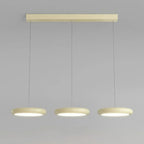 Modern 3 Light Milky Glass LED Pendant Light for Dining Room