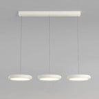 Modern 3 Light Milky Glass LED Pendant Light for Dining Room