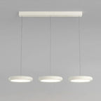 Modern 3 Light Milky Glass LED Pendant Light for Dining Room