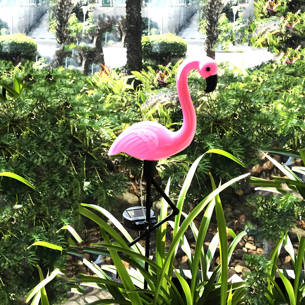 Playful Flamingo Solar Decorative Landscape Lighting