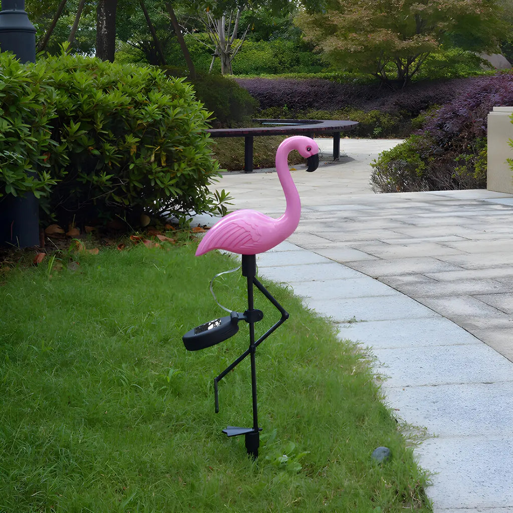 Playful Flamingo Solar Decorative Landscape Lighting