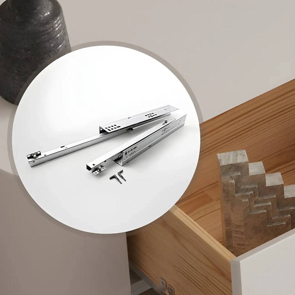 Minimalist White Wooden TV Stand with Ample Cable Management