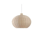 Wabi-Sabi Style Rattan Round Lantern Pendant Lamp for Living room