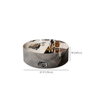 Reflective Modern Silver Metal Coffee Table