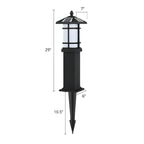 Solar LED Frosted Glass Staked Light for Outdoor Pathway