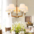 Vintage Gold Colonial Chandelier  with Adjustable Chain