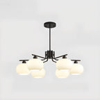 Modern Glass Globe Chandelier Adjustable Hanging Length