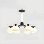 Modern Glass Globe Chandelier Adjustable Hanging Length