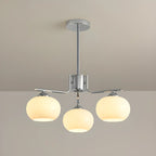 Modern Glass Globe Chandelier Adjustable Hanging Length