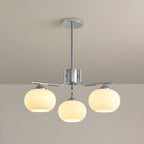 Modern Glass Globe Chandelier Adjustable Hanging Length