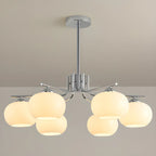 Modern Glass Globe Chandelier Adjustable Hanging Length