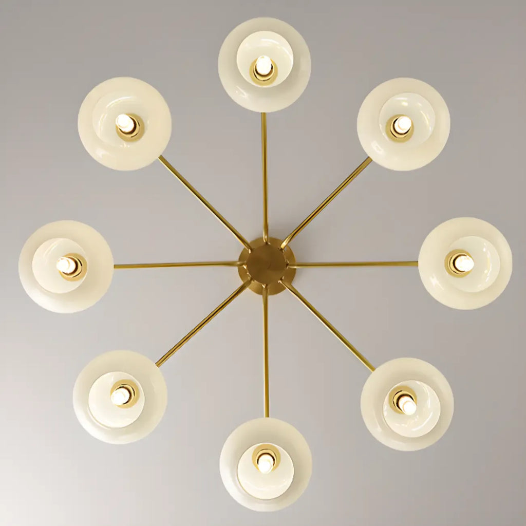 Modern Glass Globe Chandelier Adjustable Hanging Length