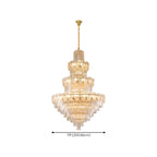 Luxury Crystal Round Chandelier with Elegant Tiered Design