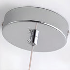 Modern Small White Globe LED Pendant Light for Living Room