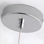 Modern Small White Globe LED Pendant Light for Living Room