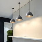 Nordic Metal LED Dome Pendant Lamp for Living Room