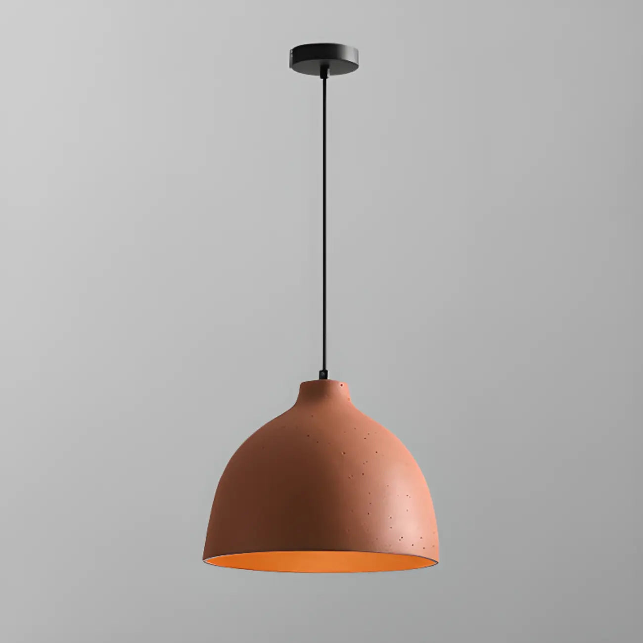 Nordic Metal LED Dome Pendant Lamp for Living Room