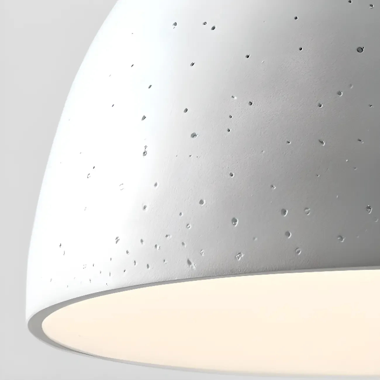 Nordic Metal LED Dome Pendant Lamp for Living Room
