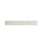 Minimalist Wooden White Floating Cabinet TV Stand